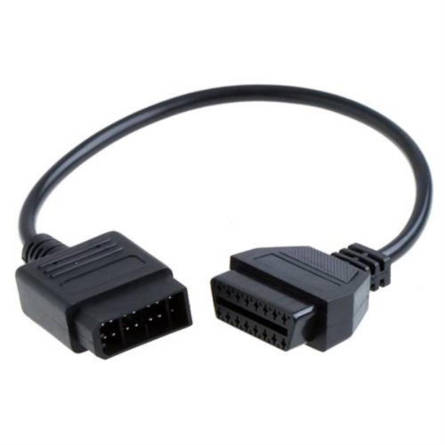 изображение Кабель-переходник диагностического разъема для автомобилей Nissan с 14pin на OBD2 16pin разъем магазин Компании Интерком-НН картинка Кабель-переходник диагностического разъема для автомобилей Nissan с 14pin на OBD2 16pin разъем от магазина Интерком-НН