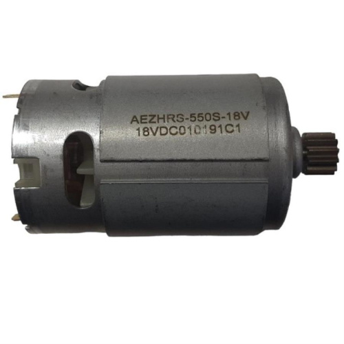 картинка 010191 С1 AEZHRS-550S-18VDC двигатель с шестерней 12 зубьев D=10мм для шуруповерта Интерскол, Bosch  от магазина Интерком-НН