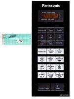 картинка Panasonic A630Y41V0HZP Сенсорная панель на русском для СВЧ (микроволновой печи) NN-GT352W ZPE от магазина Интерком-НН