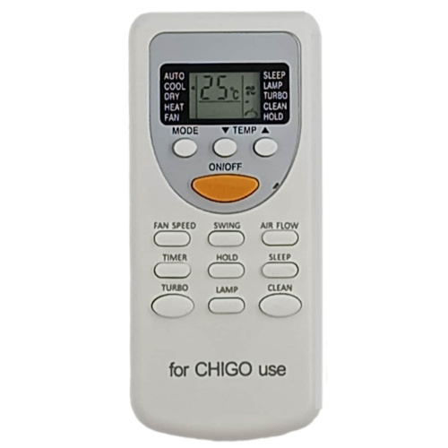 изображение Пульт KT-CH01 универсальный для кондиционера Chigo магазин Компании Интерком-НН картинка Пульт KT-CH01 универсальный для кондиционера Chigo от магазина Интерком-НН