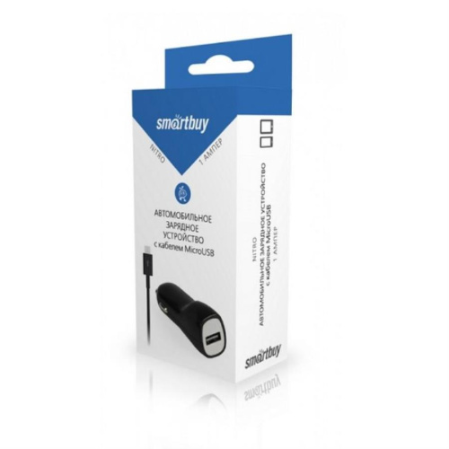 изображение Автомобильное зарядное устройство Smartbuy SBP-1501MC NITRO 1USB кабель MicroUSB черное магазин Компании Интерком-НН картинка Smartbuy Автомобильное зарядное устройство SBP-1501MC NITRO 1USB кабель MicroUSB черное от магазина Интерком-НН