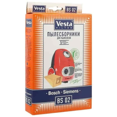 изображение Vesta filter BS02 комплект мешков-пылесборников бумажных (5шт+1 фильтр) для пылесоса Bosch, Siemens магазин Компании Интерком-НН картинка Vesta filter BS02 комплект мешков-пылесборников бумажных (5шт+1 фильтр) для пылесоса Bosch, Siemens от магазина Интерком-НН