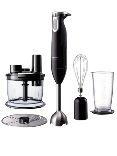 картинка Panasonic MX-SS40BTQ Погружной блендер, 600Вт, большой измельчитель, 4 скорости, черный от магазина Интерком-НН