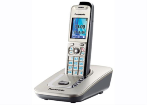 изображение Беспроводной телефон Panasonic KX-TG8411RUN DECT (радиотелефон) , цвет: Платиновый (N) магазин Компании Интерком-НН картинка Panasonic KX-TG8411RUN - Беспроводной телефон DECT (радиотелефон) , цвет: Платиновый (N) от магазина Интерком-НН