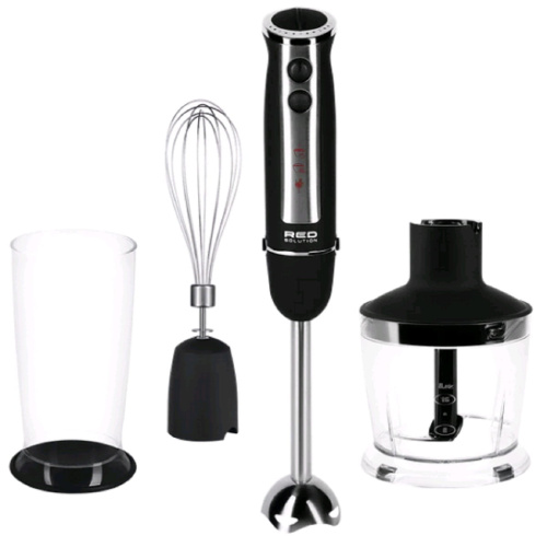 картинка Red Solution RHB-2908 блендер погружной 1200Вт, регулировка оборотов, режим турбо черный  от магазина Интерком-НН