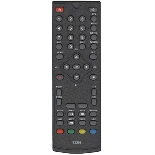 картинка Huayu T2206 (19589) пульт дистанционного управления (ПДУ) для цифровых приставок SkyVision от магазина Интерком-НН