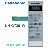 картинка Panasonic A630Y40M0HZP Сенсорная панель на русском для СВЧ (микроволновой печи) NN-GT261W ZPE белый от магазина Интерком-НН