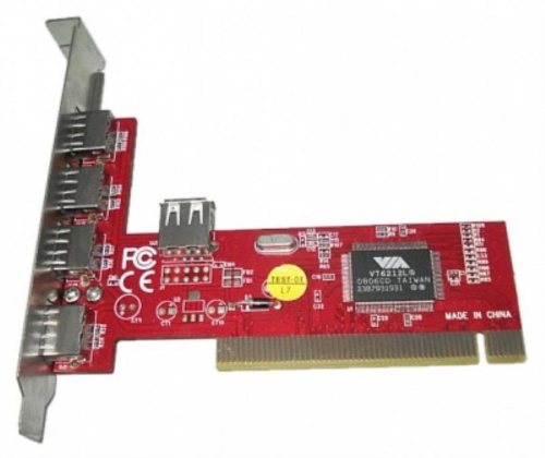 картинка Контроллер USB 2.0 (4+1) port PCI, VIA 6212 chipset от магазина Интерком-НН фото 2