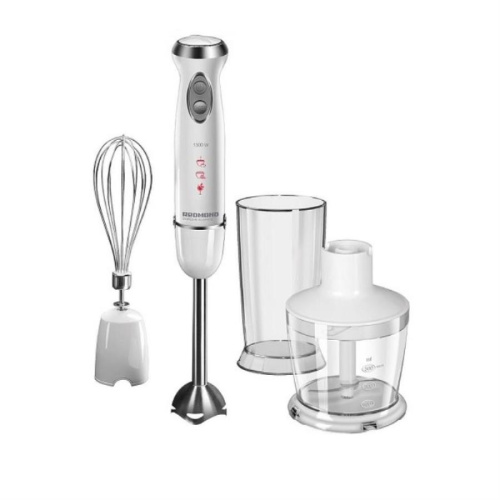 картинка Redmond RHB-2972 Погружной блендер 1300 Вт, регулировка оборотов, режим "турбо", цвет: белый от магазина Интерком-НН