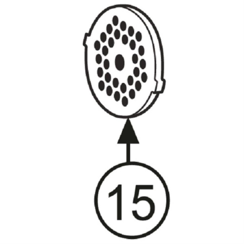 картинка Panasonic AME35-121 Решетка средняя для мясорубки MK-GM1700, MK-GM1701, MK-GM1701STQ-RU от магазина Интерком-НН фото 2