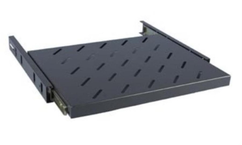 картинка Полка выдвижная для шкафа глубиной 600 (470х350х380) черная Netko от магазина Интерком-НН