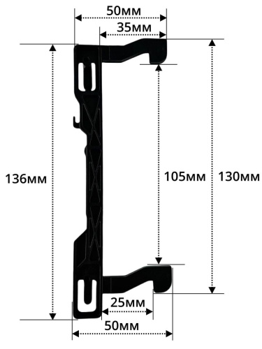 картинка Samsung DE64-00210A Замок (крючок) двери микроволновой печи (СВЧ) от магазина Интерком-НН
