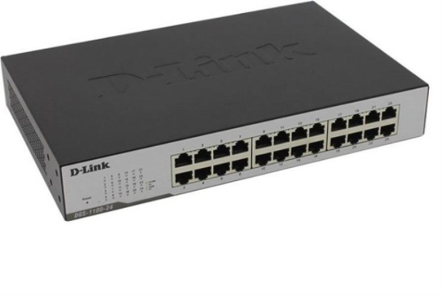 картинка Коммутатор DGS-1100-24/B1A D-Link EasySmart с 24 портами 10/100/1000Base-T D-Link от магазина Интерком-НН фото 2