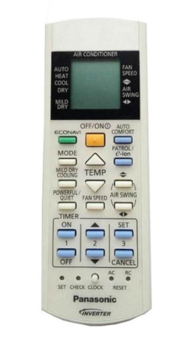 изображение Пульт для кондиционера HE9MKD, HE12MKD Panasonic CWA75C3704 магазин Компании Интерком-НН картинка Panasonic CWA75C3704 Пульт для кондиционера HE9MKD, HE12MKD от магазина Интерком-НН