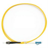 картинка Патч-корд оптический (optic patch cord) LC/UPC-ST/UPC SM 9/125 одномодовый (singlemode, sm) 10 м от магазина Интерком-НН