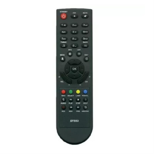 картинка Huayu DTS53/DTS54 [19590) Пульт дистанционного управления (ПДУ) для ресивера Триколор DTS53 от магазина Интерком-НН