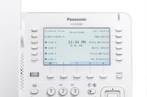 картинка Телефон IP Panasonic KX-NT680RU белый от магазина Интерком-НН фото 12