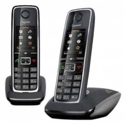 картинка Р/Телефон Dect Gigaset C530 DUO RUS черный (труб. в компл.:2шт) АОН от магазина Интерком-НН фото 3