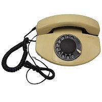 картинка Телта-308 Телефон с дисковым номеронабирателем (бежевый) от магазина Интерком-НН