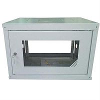 картинка Шкаф настенный 4U серия NOP2 (600х450х267,5), разборный, серый Netko от магазина Интерком-НН