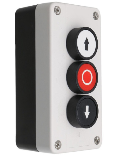 картинка Пост управления трехкнопочный для коммутации электрических цепей управления подъемными механизмами  от магазина Интерком-НН