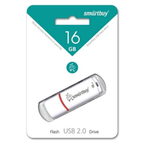 изображение Память USB 16Gb Smart Buy Crown белый 2.0 (SB16GBCRW-W) магазин Компании Интерком-НН фото 2 картинка Память USB 16Gb Smart Buy Crown белый 2.0 (SB16GBCRW-W) от магазина Интерком-НН фото 2