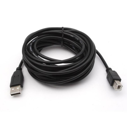 изображение Кабель USB 2.0 A--B 3 м черный (пакет) K-531 магазин Компании Интерком-НН картинка Кабель USB 2.0 A--B 3 м черный (пакет) K-531 от магазина Интерком-НН