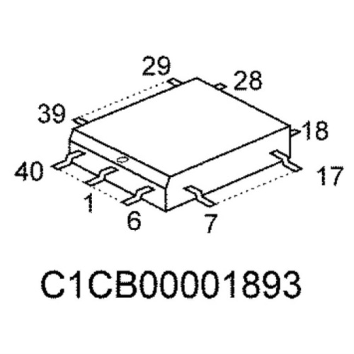 изображение C1CB00001893 Микросхема Panasonic IC, LOGIC магазин Компании Интерком-НН картинка Panasonic C1CB00001893 Микросхема IC, LOGIC от магазина Интерком-НН