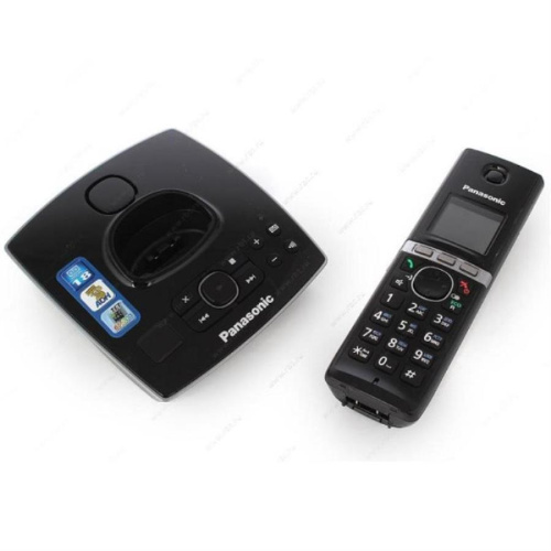 картинка Panasonic KX-TG8061RUB - Беспроводной телефон DECT (радиотелефон) с автоответчиком, цвет: черный  от магазина Интерком-НН фото 4