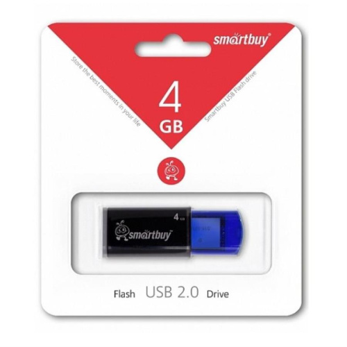 картинка Память USB 4Gb Smart Buy Click синий 2.0 (SB4GBCL-B) от магазина Интерком-НН