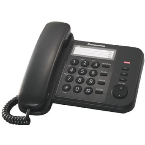 изображение Panasonic KX-TS2352RUB БУ проводной телефон, цвет черный магазин Компании Интерком-НН картинка Panasonic KX-TS2352RUB БУ проводной телефон, цвет черный от магазина Интерком-НН