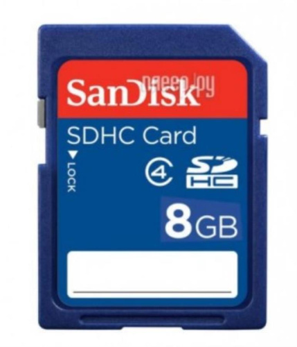 изображение Память SD 8Gb SanDisk SDHC class4 магазин Компании Интерком-НН картинка Память SD 8Gb SanDisk SDHC class4 от магазина Интерком-НН