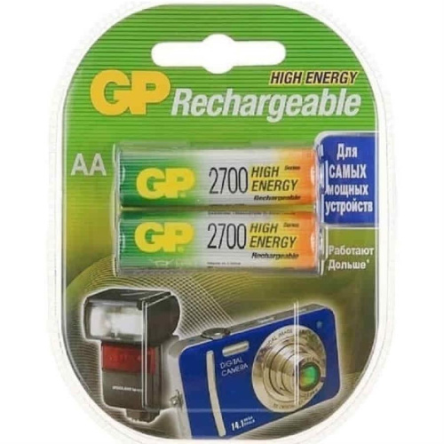 изображение Упаковка аккумуляторов 2шт GP270AAHC-2CR2 2700mAh магазин Компании Интерком-НН картинка Упаковка аккумуляторов 2шт GP270AAHC-2CR2 2700mAh от магазина Интерком-НН