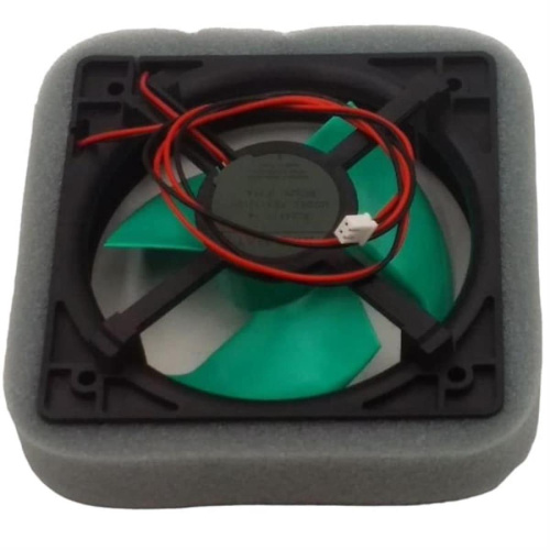 картинка 2-х проводный вентилятор NMB-MAT FBA11J12H DC12V 0,21A для холодильника Panasonic, Toshiba. Sharp от магазина Интерком-НН