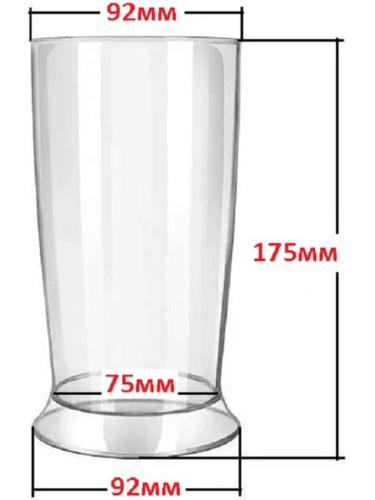 картинка Leran HBM-063-MS стакан мерный 600мл для блендера HBM-063 от магазина Интерком-НН фото 2