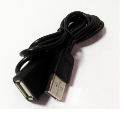 изображение Кабель штекер USB A - гнездо USB A 2.0 (1м), черный, блистер магазин Компании Интерком-НН картинка Кабель штекер USB A - гнездо USB A 2.0 (1м), черный, блистер от магазина Интерком-НН
