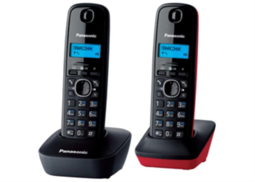 изображение Беспроводной телефон Panasonic KX-TG1612RU3 DECT (радиотелефон) , цвет: Серый/красный (RU3) магазин Компании Интерком-НН картинка Panasonic KX-TG1612RU3 - Беспроводной телефон DECT (радиотелефон) , цвет: Серый/красный (RU3) от магазина Интерком-НН