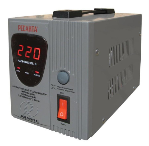 изображение Ресанта ACH-1000/1-Ц (1 кВт) Стабилизатор напряжения однофазный магазин Компании Интерком-НН фото 2 картинка Ресанта ACH-1000/1-Ц (1 кВт) Стабилизатор напряжения однофазный от магазина Интерком-НН фото 2