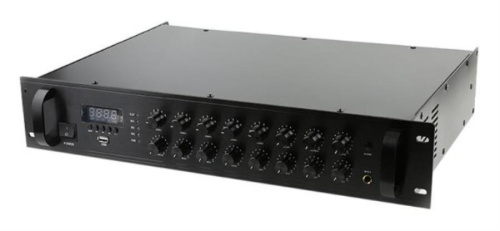картинка MKV Pro PA-1500 Трансляционный усилитель 500Вт, 5 зон/Alarm/USB/Bluetooth/FM от магазина Интерком-НН