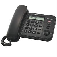 картинка Panasonic KX-TS2356RUB проводной телефон, цвет черный от магазина Интерком-НН