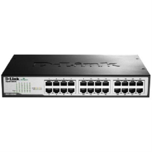 картинка D-Link DES-1024D/F1B Неуправляемый коммутатор с 24 портами 10/100BASE-TX и функцией энергосбережения от магазина Интерком-НН