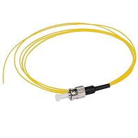 картинка Шнур оптический монтажный (пигтейл, pigtail) ST/UPC SM 0.9мм, 1.5м, 9/125мкм G652, одномодовый от магазина Интерком-НН
