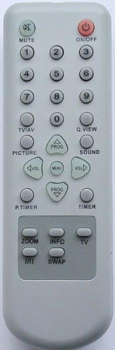 картинка Huayu DVDP-2407 (6101) пульт дистанционного управления (ПДУ) для DVD-плеера ELENBERG от магазина Интерком-НН фото 2
