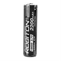 картинка Robiton 18650-2200 Аккумулятор Li-ion ICR 3.7 В, 2200mAh, с защитой от магазина Интерком-НН