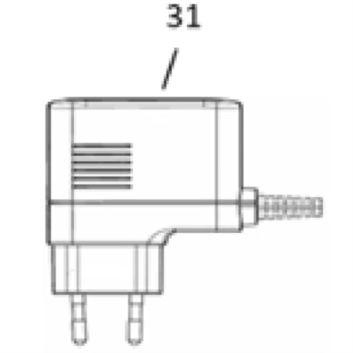 картинка Panasonic WERGB80K7661 (RE9-49) Зарядное устройство (адаптер) для триммера ER-GB60, ER-GB70, ER-GB80 от магазина Интерком-НН фото 2