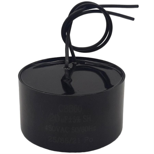 картинка Пусковой конденсатор CBB60 20мкф, 450В гибкие выводы для насосных станций от магазина Интерком-НН