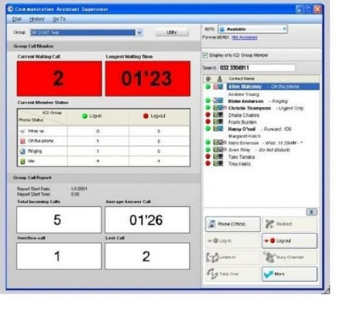 картинка Panasonic KX-NCS2940WJ  (40 WEB лицензий), приложение компьютерной телефонии Communication Assistant от магазина Интерком-НН