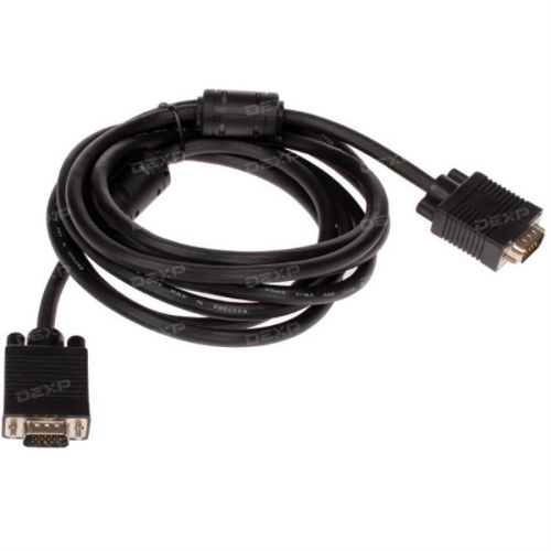изображение Кабель VGA Dexp SmSmBSi300, 3 м чёрный магазин Компании Интерком-НН картинка Кабель VGA Dexp SmSmBSi300, 3 м чёрный от магазина Интерком-НН
