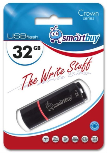 картинка Память USB 32 Gb  Smart Buy Crown черный от магазина Интерком-НН