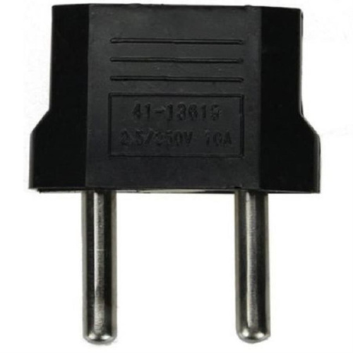 изображение Переходник для электророзетки 220v с американской вилки на евро магазин Компании Интерком-НН фото 2 картинка Переходник для электророзетки с американской вилки на евро 220v 10a от магазина Интерком-НН фото 2